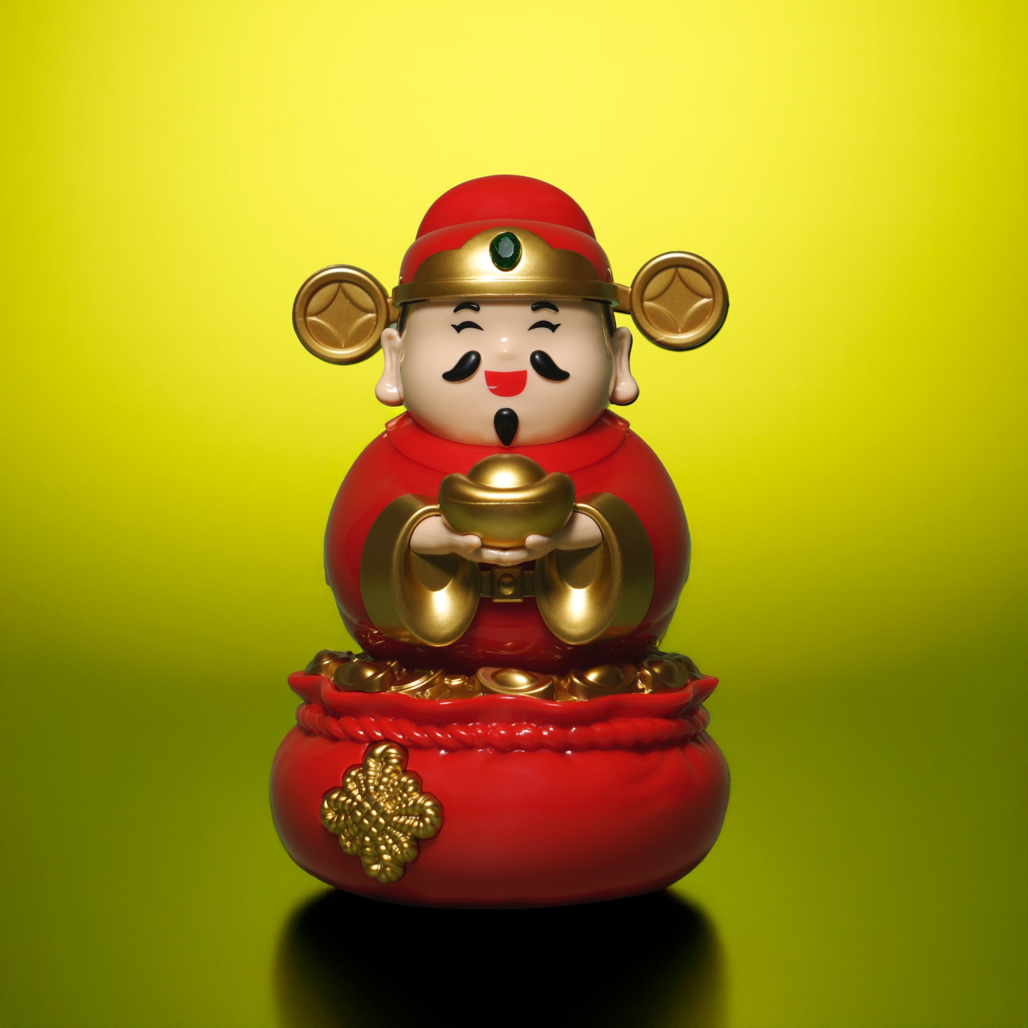 Mystical Eastern Wealth Symbol - Wealth Fortune-Bringing - Fortune God Figurine – Attract Wealth for Prosperity and Success, Ornament for Car or Office