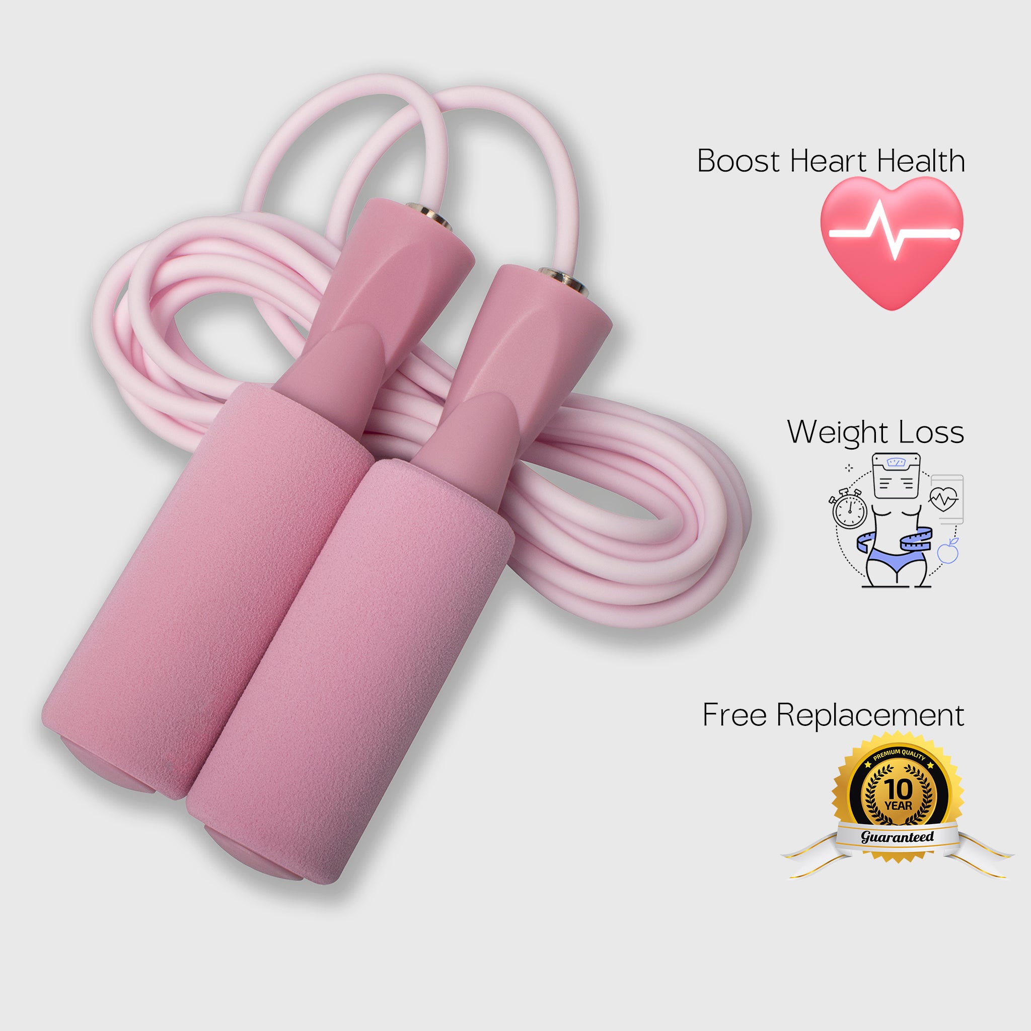 Most Effective Cardio Workouts - Featured on Forbes.com - XYLsports Jump Rope for Fitness, Adjustable Length, Boost Heart Health, Weight Loss & Fun for All Ages